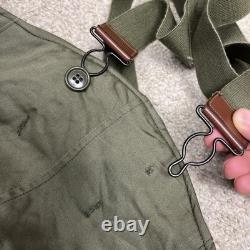 Vtg ARMY AIR FORCES WWII Type A-11 Flight Pants Mens 32 Green Bomber Shearling