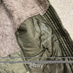 Vtg ARMY AIR FORCES WWII Type A-11 Flight Pants Mens 32 Green Bomber Shearling