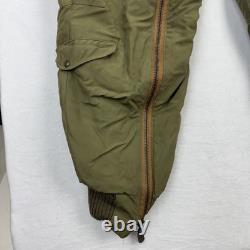 Vtg ARMY AIR FORCES WWII Type A-11 Flight Pants Mens 34 Green Bomber Shearling