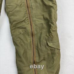 Vtg ARMY AIR FORCES WWII Type A-11 Flight Pants Mens 34 Green Bomber Shearling