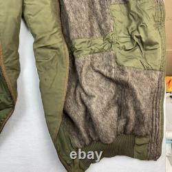 Vtg ARMY AIR FORCES WWII Type A-11 Flight Pants Mens 34 Green Bomber Shearling