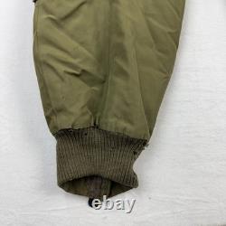 Vtg ARMY AIR FORCES WWII Type A-11 Flight Pants Mens 34 Green Bomber Shearling