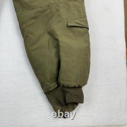 Vtg ARMY AIR FORCES WWII Type A-11 Flight Pants Mens 34 Green Bomber Shearling