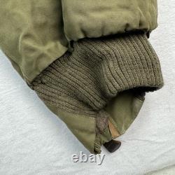 Vtg ARMY AIR FORCES WWII Type A-11 Flight Pants Mens 34 Green Bomber Shearling