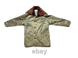 Vtg B-9 Parka Military Jacket 50s 60s Size 46 WWII Army Air Force Deck Fur Hood