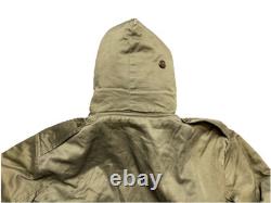 Vtg B-9 Parka Military Jacket 50s 60s Size 46 WWII Army Air Force Deck Fur Hood