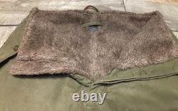 Vtg WW2 WWII US Air Army Force Type A-10 Winter Flight Bibs Pants OG Size 38