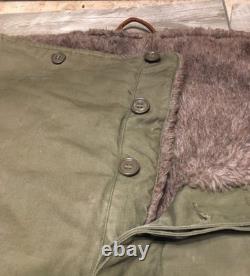 Vtg WW2 WWII US Air Army Force Type A-10 Winter Flight Bibs Pants OG Size 38