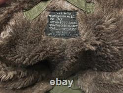 Vtg WW2 WWII US Air Army Force Type A-10 Winter Flight Bibs Pants OG Size 38