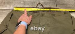 Vtg WW2 WWII US Air Army Force Type A-10 Winter Flight Bibs Pants OG Size 38