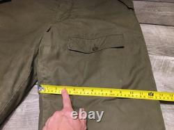 Vtg WW2 WWII US Air Army Force Type A-10 Winter Flight Bibs Pants OG Size 38