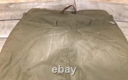 Vtg WW2 WWII US Air Army Force Type A-10 Winter Flight Bibs Pants OG Size 38
