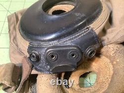 Vtg WWII Army Air Force Pilot Cap AN-H15 Bates Shoe Co INV-HC154
