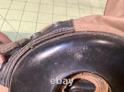 Vtg WWII Army Air Force Pilot Cap AN-H15 Bates Shoe Co INV-HC154