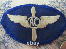 Vtg. WWII US Army Air Corps Aviation Cadet 1st Design ET Patch