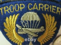 Vtg. WWII US Army Air Force Airborne Troop Carrier English Theater Made Patch