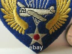 Vtg. WWII US Army Air Force Airborne Troop Carrier English Theater Made Patch