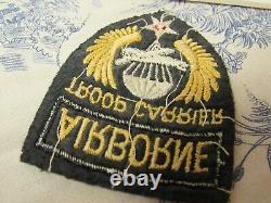 Vtg. WWII US Army Air Force Airborne Troop Carrier English Theater Made Patch