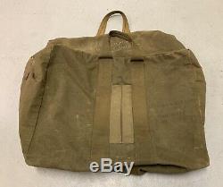 Vtg WWII US Army Air Force Aviator's Kit Bag Pilot 351st Bomb Squad Squadron ETO
