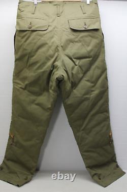 Vtg Wwii Flight Pants Men's 40 Army Air Force Type A-8 Eddie Bauer Goose Down