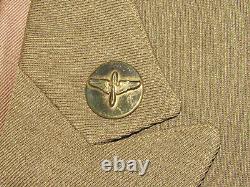 Vtg Wwii U. S. Army Wool Dress Jacket! Army Air Force & Communications Patches Xs