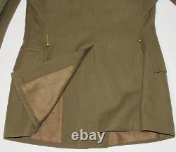 Vtg Wwii U. S. Army Wool Dress Jacket! Army Air Force & Communications Patches Xs