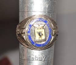 Vtg-wwii Usaaf U. S. Army Air Force Sterling Ring-18th Pursuit Group Fighter Wing