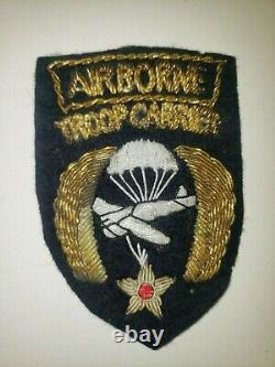WA1-2 Original WW2 US Army Airborne Troop Carrier Command Air Force Bouillon AAF