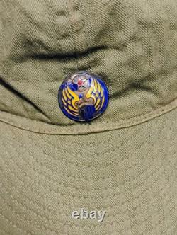WW2 10th Army Air Corps Pilot Crew Mechanics Cap Hat Enamel Pin USAAF Air Force