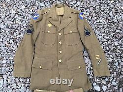 WW2 1940s US 11th Air Force Army Air Corps Wool Dress Uniform/Trousers