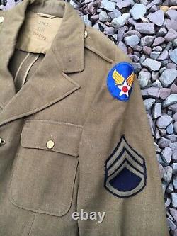 WW2 1940s US 11th Air Force Army Air Corps Wool Dress Uniform/Trousers