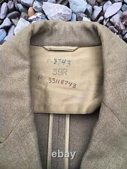 WW2 1940s US 11th Air Force Army Air Corps Wool Dress Uniform/Trousers