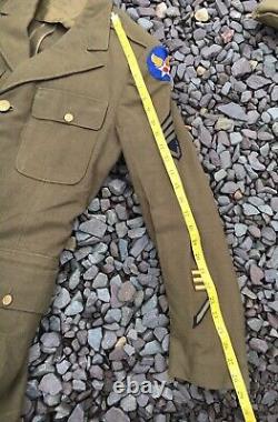 WW2 1940s US 11th Air Force Army Air Corps Wool Dress Uniform/Trousers