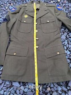 WW2 1940s US 11th Air Force Army Air Corps Wool Dress Uniform/Trousers