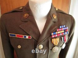 WW2, 1941, US Army Air Force, USAAF, Dress Service Uniform, Decorated