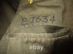 WW2, 1945, USAAF, US Army Air Force Ike Uniform, Staff Sgt, Engineer, Named