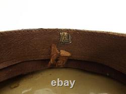 WW2 1946 US Army Air Corps Military Officers Khaki Visor service Cap size 7