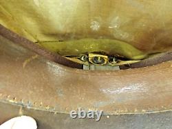 WW2 1946 US Army Air Corps Military Officers Khaki Visor service Cap size 7