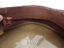 WW2 1946 US Army Air Corps Military Officers Khaki Visor service Cap size 7