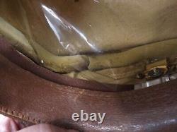 WW2 1946 US Army Air Corps Military Officers Khaki Visor service Cap size 7