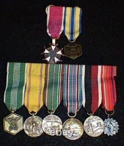 WW2 AAC Army Air Corps 8 Medal Bar LoM & ROC Order Sublime Commencement AVG Rare