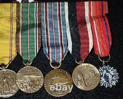 WW2 AAC Army Air Corps 8 Medal Bar LoM & ROC Order Sublime Commencement AVG Rare