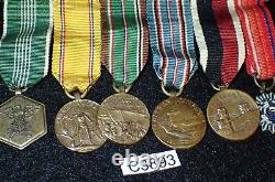 WW2 AAC Army Air Corps 8 Medal Bar LoM & ROC Order Sublime Commencement AVG Rare