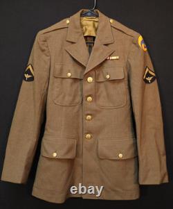 WW2 AAC Army Air Corps Winged Propeller PFC Class A Uniform Coat Pinwheel Patch