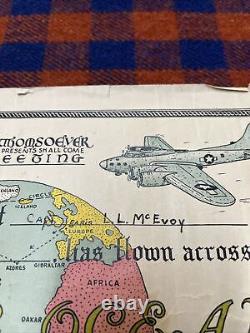 WW2 Army Air Corp Certificate Pilot B-54E Navigator Medical Patient 1945 Fdk2