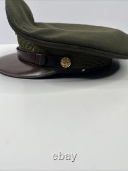 WW2 Army Air Corp Officers Crusher Visor Hat Cap Size 6-7/8 withbadge (1942) WW2 Army Air Corp Officers Crusher Visor Hat Cap Size 6-7/8 withbadge (1942)