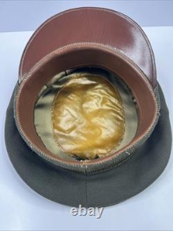 WW2 Army Air Corp Officers Crusher Visor Hat Cap Size 6-7/8 withbadge (1942) WW2 Army Air Corp Officers Crusher Visor Hat Cap Size 6-7/8 withbadge (1942)