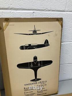 WW2 Army Air Corp Training poster American Planes 1942 Group