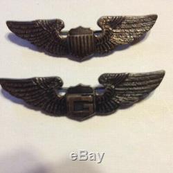 WW2 Army Air Corp wings (2) Rare Jenkel Jewelers