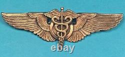 WW2, Army Air Corps Flight Surgeon Wing, LG Balfour, 3 Pinack, Exc. Cond, #4